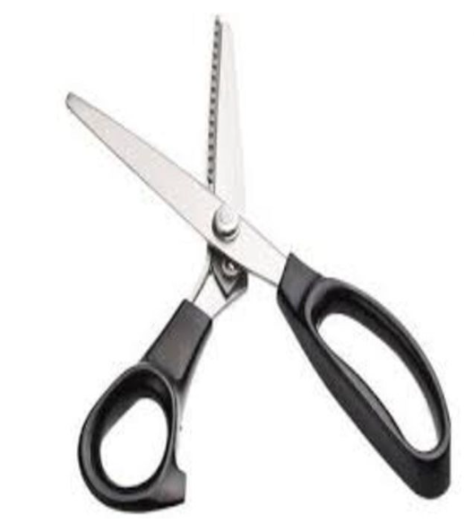 Zig Zag Stainless Steel Scissors